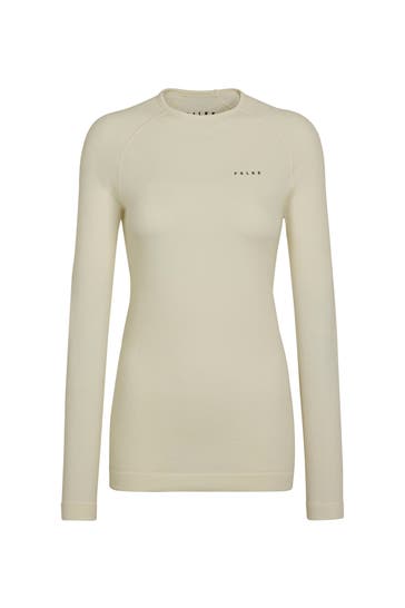 FALKE Langarmshirt Thermozone Backpack-Ready off-white (2040)