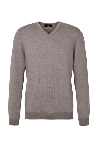 FALKE Pullover Pure Merino Wool capino mel (4078)