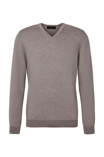 FALKE - Pullover Pure Merino Wool capino mel (4078)