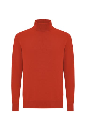 FALKE - Pullover Pure Cashmere ziegel (8095)