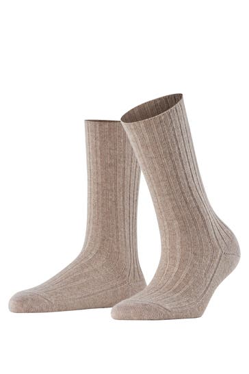 FALKE Socken Cosy Wool Special Edition beige mel. (4091)
