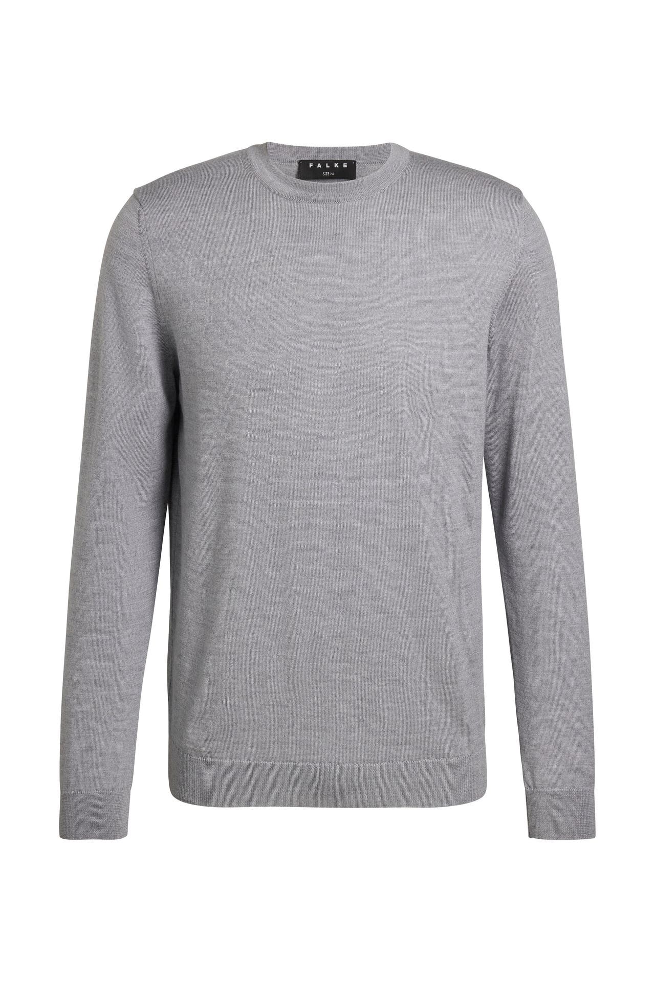 FALKE Pullover Pure Merino Wool m.grey mel (3530), Bild 1