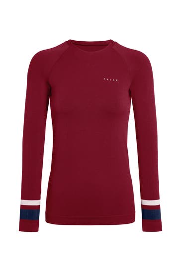 FALKE Langarmshirt merlot (8117)