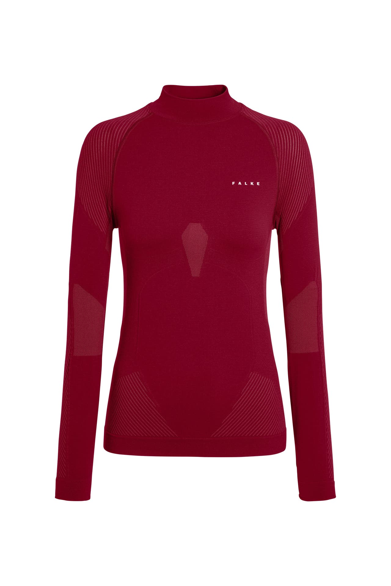 FALKE Langarmshirt merlot (8117), Bild 1