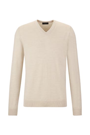 FALKE Pullover Pure Merino Wool beige mel. (4043)