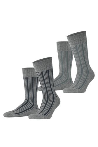 ESPRIT Socken Plush Rib 2-Pack light greymel. (3390)