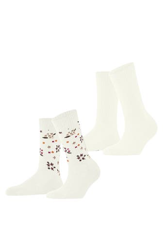 ESPRIT Socken Flower Rib 2-Pack off-white (2040)