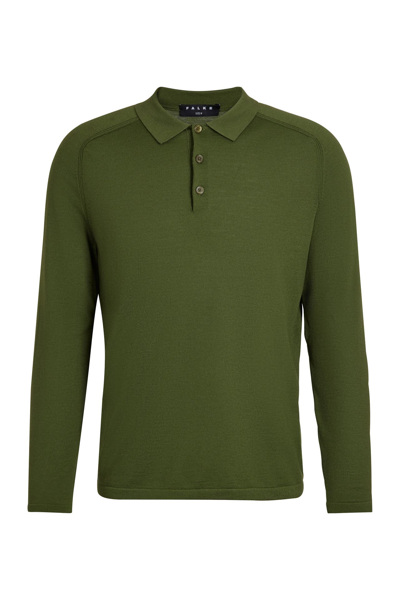 FALKE Pullover Premium Merino Wool olive (7750), Bild 1