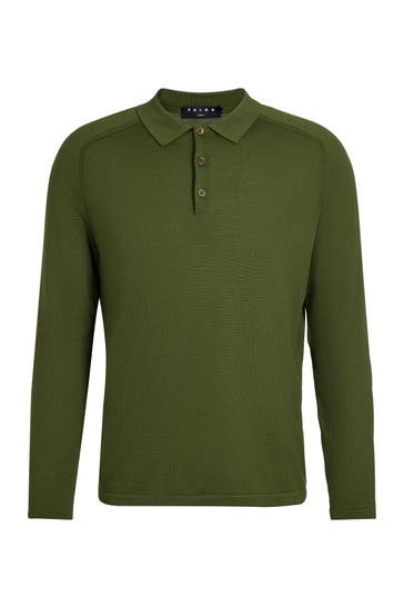 FALKE Pullover Premium Merino Wool olive (7750)