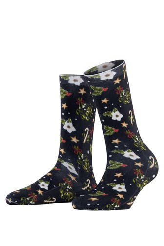 BURLINGTON Socken Fancy Christmas marine (6120)