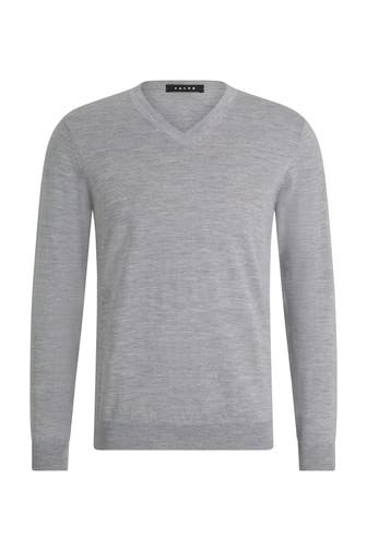 FALKE Pullover Premium Merino Wool light greymel. (3390)