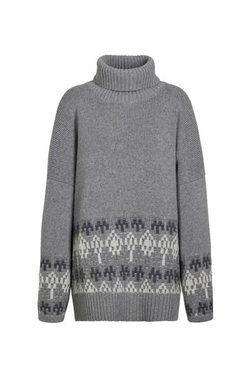 FALKE Pullover m.grey mel (3530)
