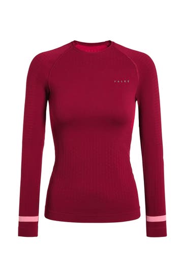 FALKE Langarmshirt merlot (8117)