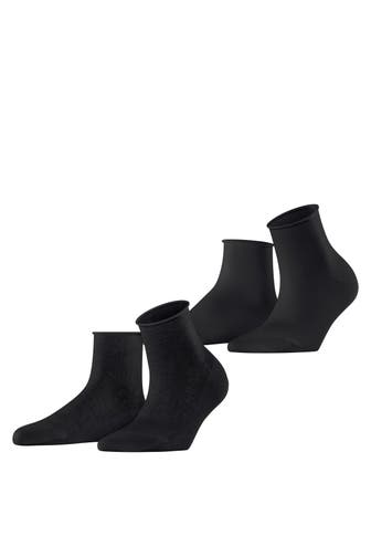 ESPRIT Socken Lacy Flowers 2-Pack black (3000)
