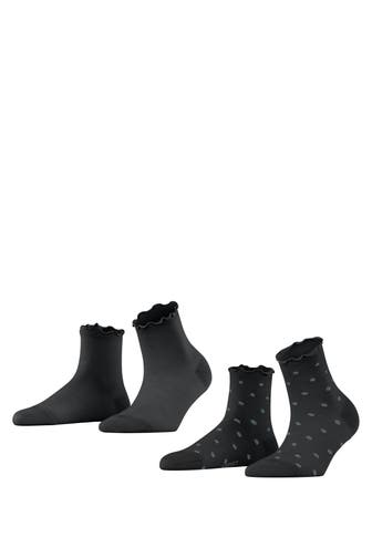 ESPRIT Socken Mesh Dot 2-Pack black (3000)