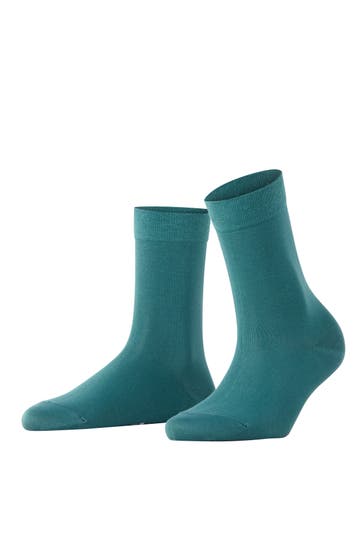 FALKE Socken Cotton Touch jade mal. (7446)
