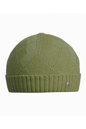 BURLINGTON Mütze Argyle Accent green leaf (7271)