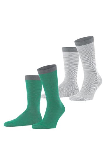 ESPRIT Socken Allover Stripe 2-Pack sortiment (0020)