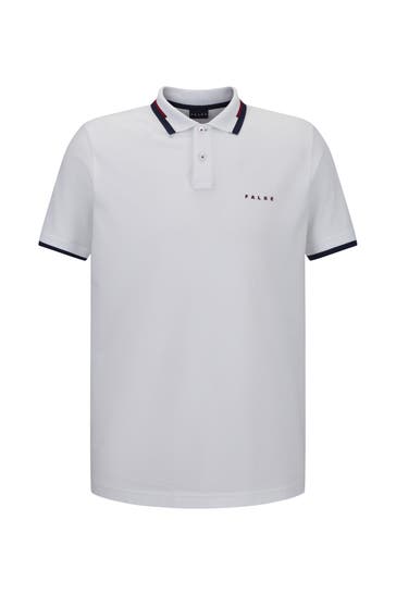 FALKE Polo-Shirt white (2000)