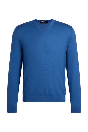 FALKE Pullover Ultrafine Merino Wool ocean (6506)