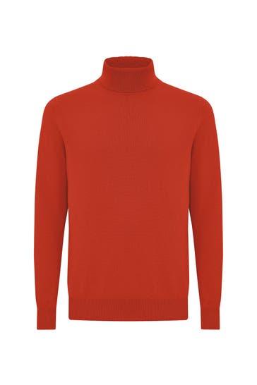 FALKE Pullover Pure Cashmere ziegel (8095)