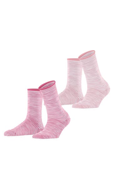 ESPRIT Socken Allover Stripe 2-Pack sortiment (0370)
