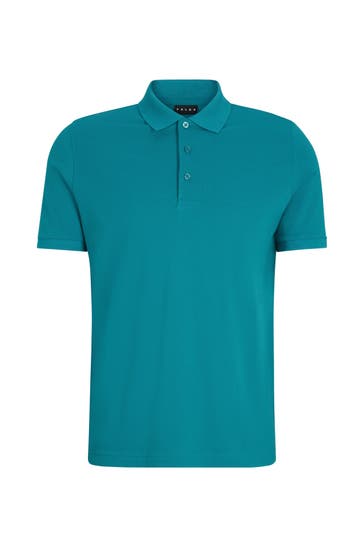 FALKE Polo-Shirt Essential petrol (7303)