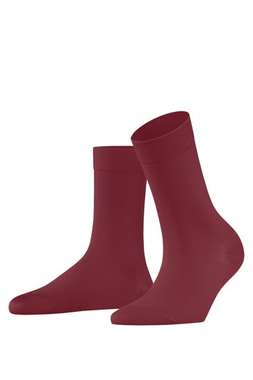 FALKE Socken Cotton Touch ruby (8830)