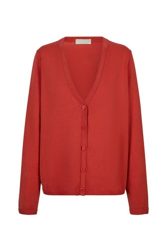 FALKE Strickjacke Cotton Knit rust (8404)