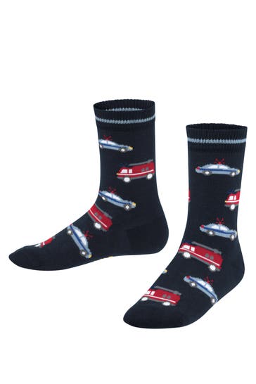 FALKE Socken Police and Fire Cars