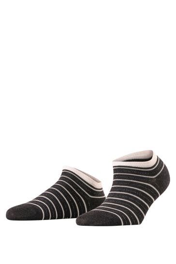 FALKE Socken Stripe Shimmer anthra.mel (3080)