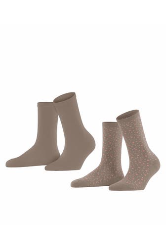 ESPRIT Socken Playful Dot 2-Pack sughero (5031)