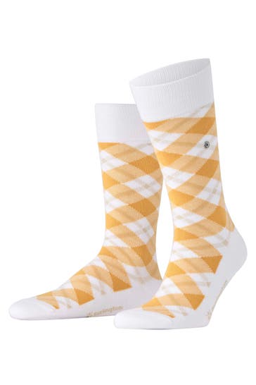 BURLINGTON Socken Tartan white (2000)