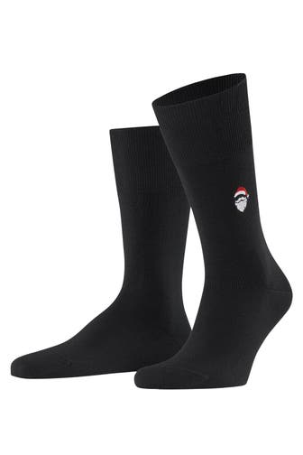 FALKE Socken Airport Santa Claus black (3000)