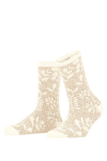 ESPRIT Socken Homey Flowers pearl (2022)