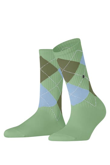 BURLINGTON Socken Rib Courtside quiet green (7378)