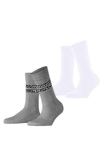 ESPRIT Socken Memphis Rib 2-Pack sortiment (0010)