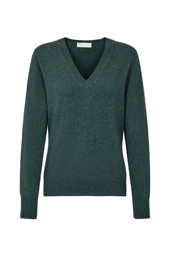 FALKE Pullover Pure Cashmere tundra pine (7117)
