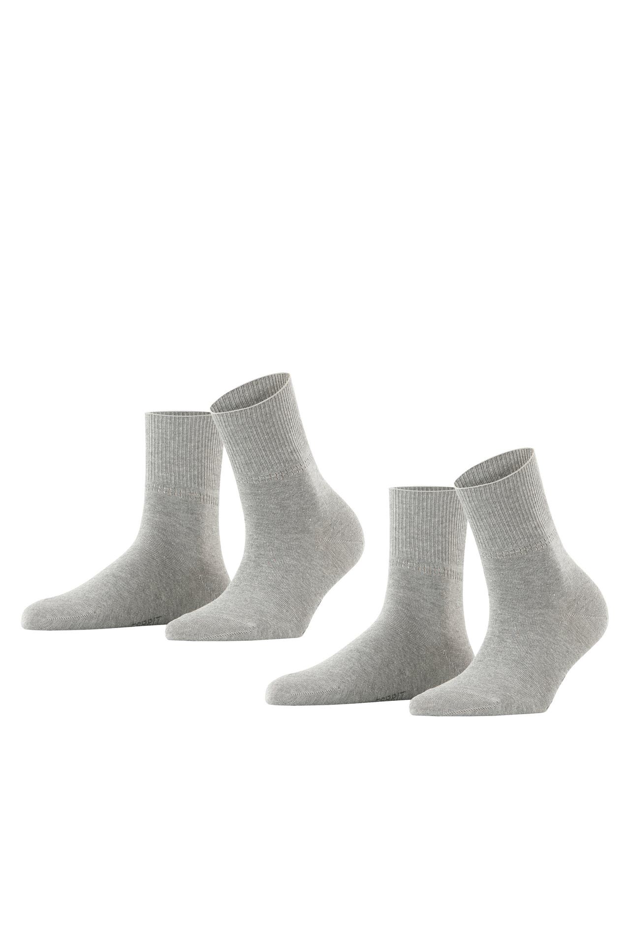ESPRIT Socken Ribbed Cuff 2-Pack light grey (3400), Bild 1