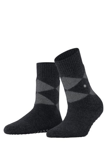 BURLINGTON Hausschuhe Cosy Argyle black (3000)