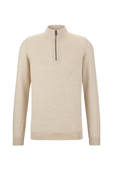 FALKE Pullover Pure Merino Wool beige mel. (4043)