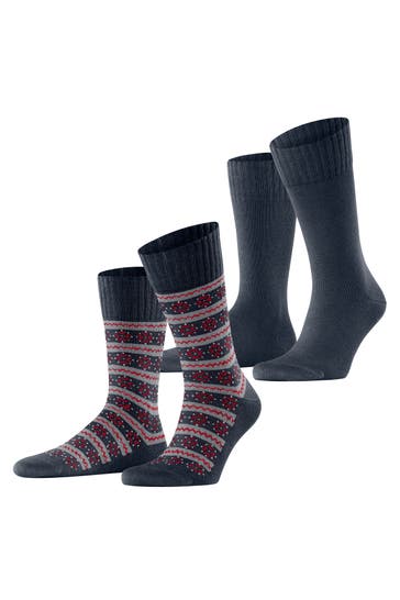 ESPRIT Socken Scandi 2-Pack marine (6120)