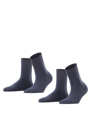 ESPRIT Socken Ribbed Cuff 2-Pack marine (6120)