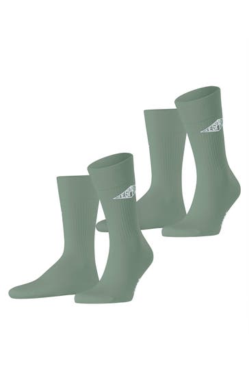 ESPRIT Socken Unisex Logo 2-Pack frosty grey (7180)