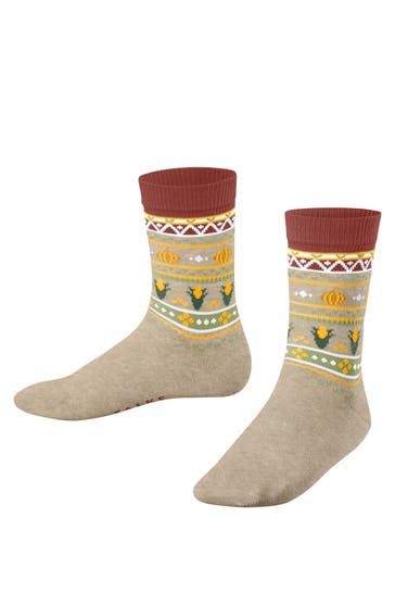 FALKE Socken Pumpkin Fair Isle
