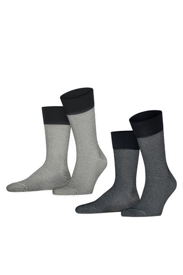 ESPRIT Socken Allover Stripe 2-Pack sortiment (0050)