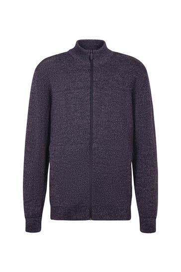 FALKE Sweatjacke Melange Knit space blue (6116)