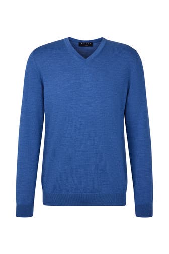 FALKE Pullover Pure Merino Wool nautic mel. (6079)