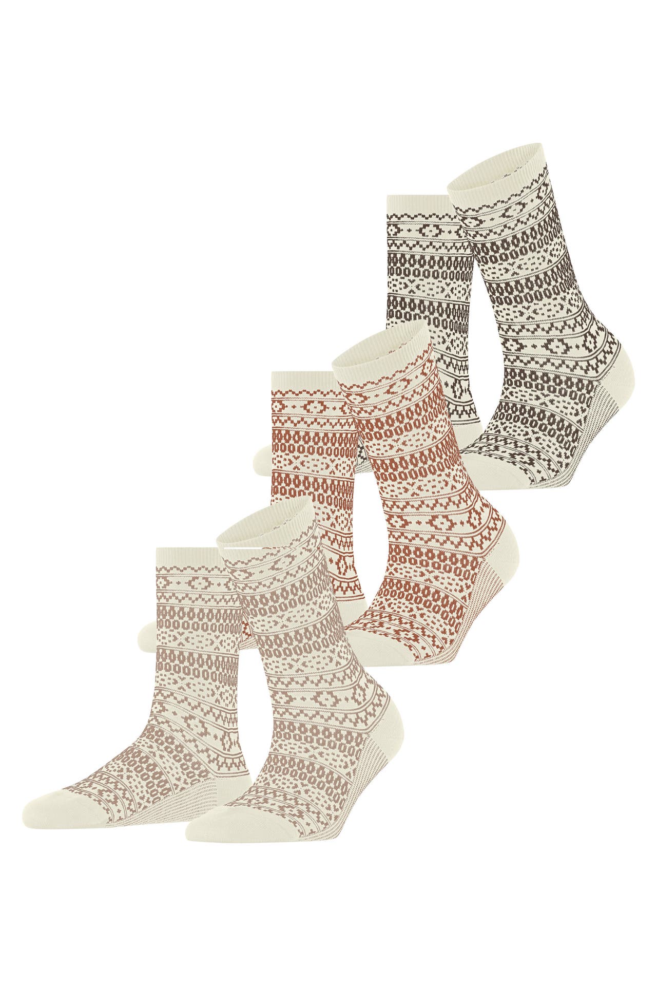 ESPRIT Socken Sami Pattern 3-Pack off-white (2040), Bild 1