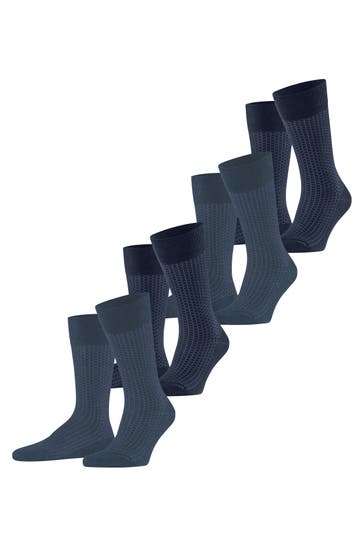 ESPRIT Socken Illusional Grid 4-Pack sortiment (0040)